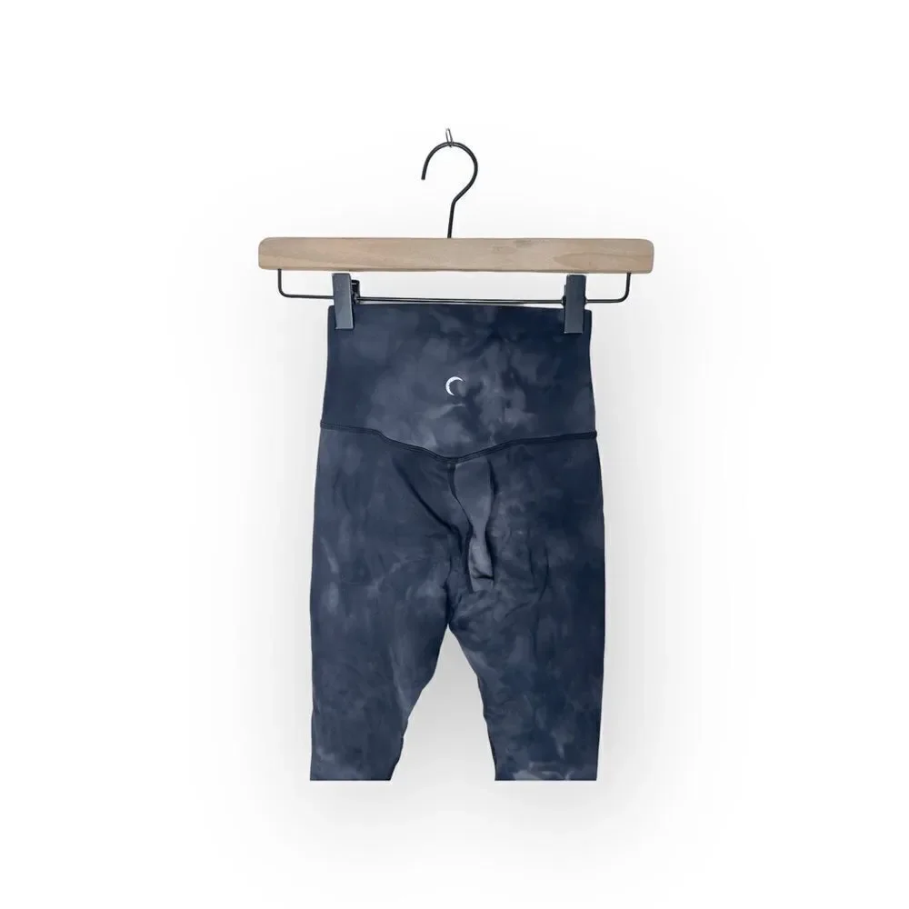 ZYIA Active High Rise Grey Tie Dye Naked Feel Leggings - Size 2